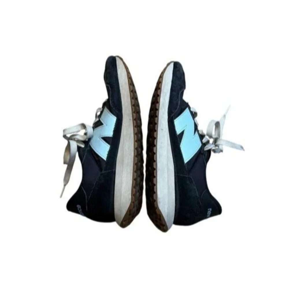 New Balance 237 Womens Size 6.5  Shoes Black Beach Blue Suede Sneakers *Read*